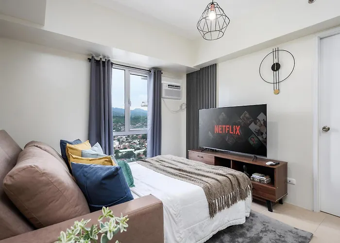 Furnished 1-bedroom In Avida Towers Riala, It Park With Fast Wifi, Netflix, Pool And Apartment *