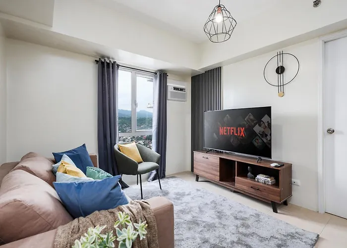 Furnished 1-bedroom In Avida Towers Riala, It Park With Fast Wifi, Netflix, Pool And Apartment
